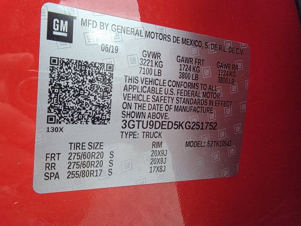 2019 GMC Sierra 1500 SLT