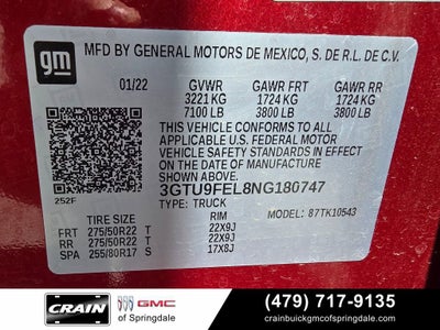 2022 GMC Sierra 1500 Limited Denali