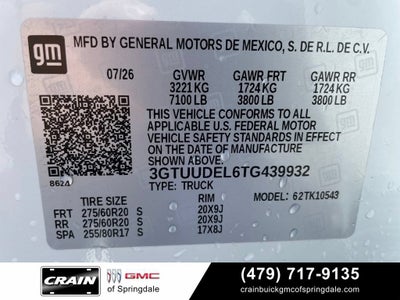 2026 GMC Sierra 1500 SLT