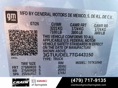 2026 GMC Sierra 1500 SLT