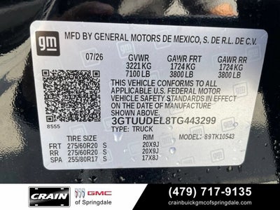 2026 GMC Sierra 1500 SLT