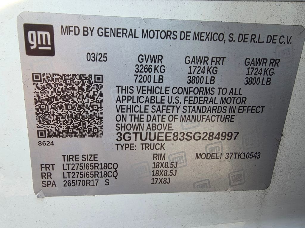 2025 GMC Sierra 1500 AT4