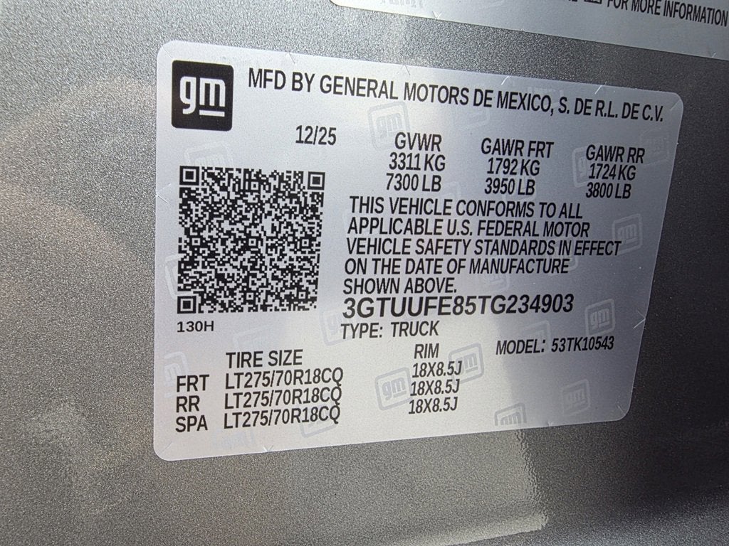 2026 GMC Sierra 1500 AT4X