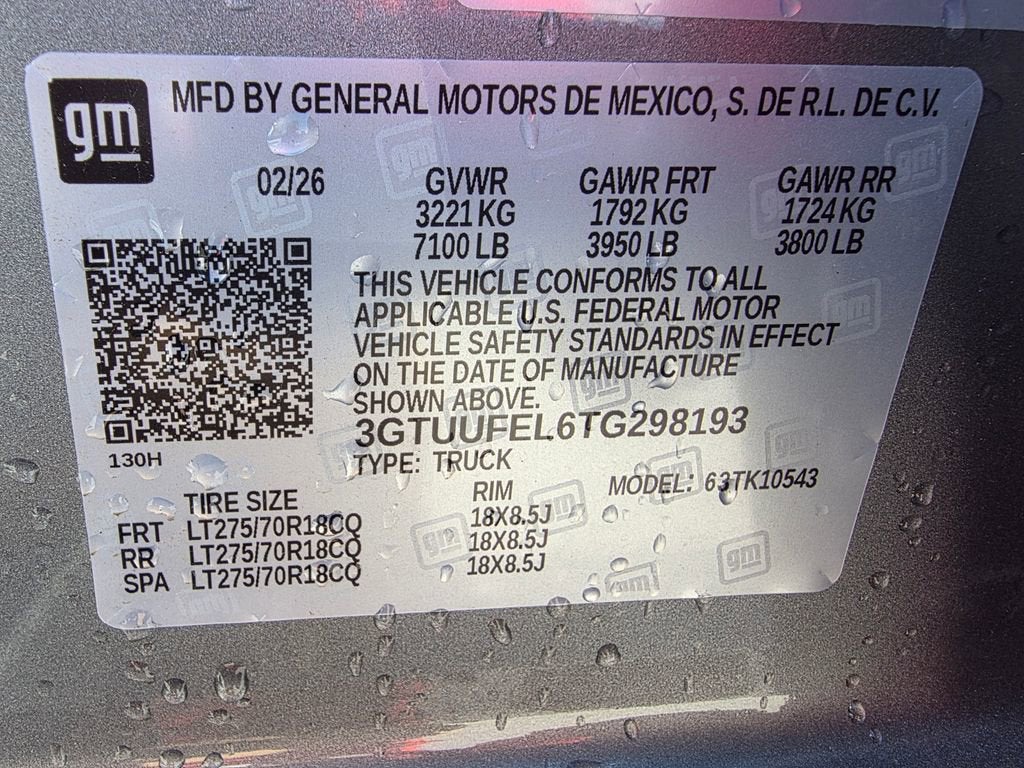 2026 GMC Sierra 1500 AT4X