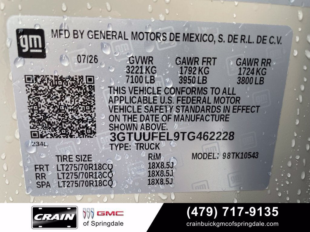 2026 GMC Sierra 1500 AT4X