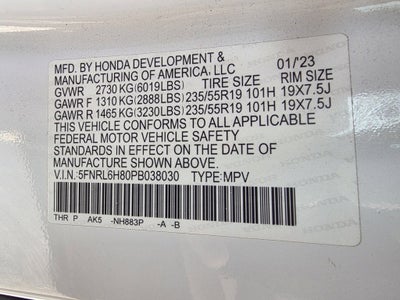 2023 Honda Odyssey Touring