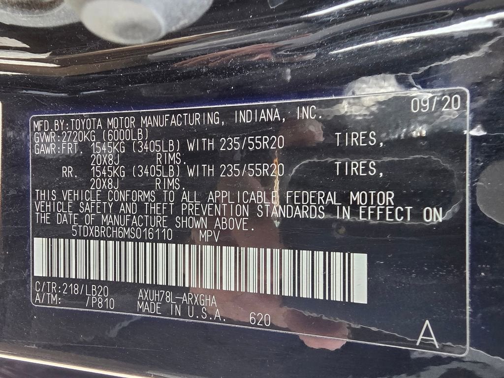 2021 Toyota Highlander Hybrid Limited