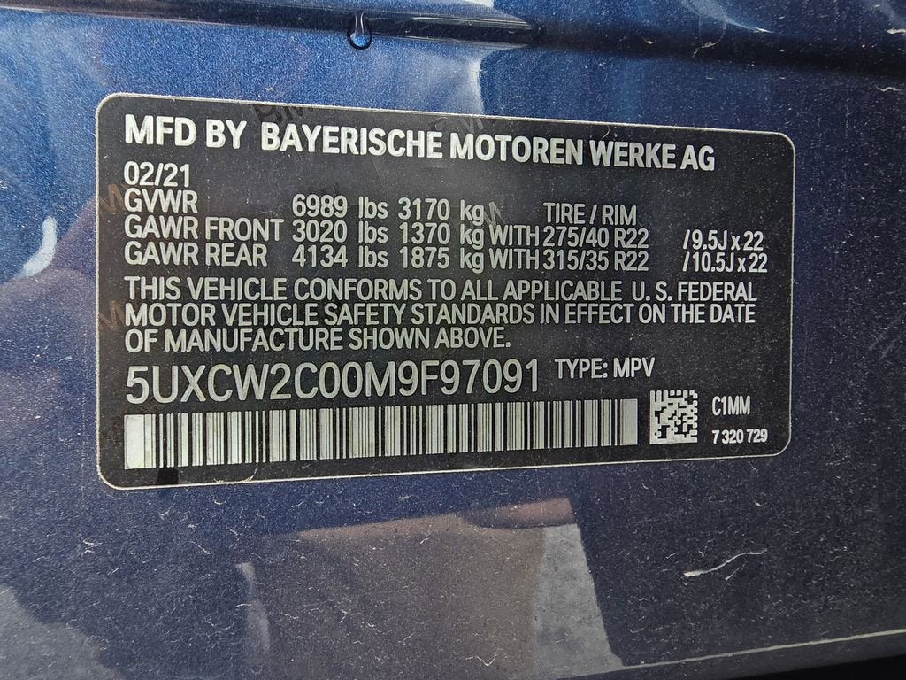 2021 BMW X7 xDrive40i