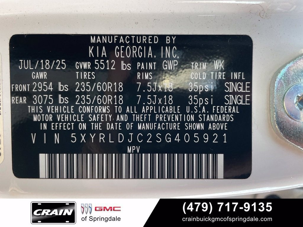 2025 Kia Sorento S