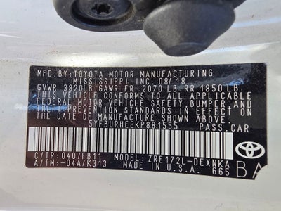 2019 Toyota Corolla L