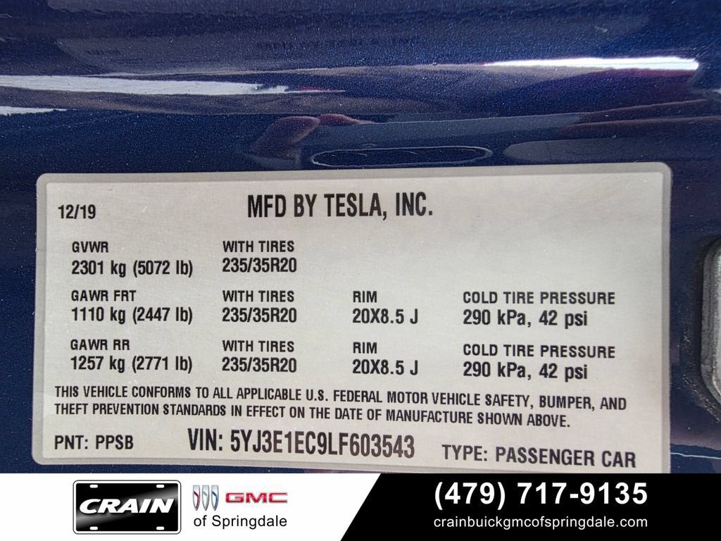 2020 Tesla Model 3 Performance