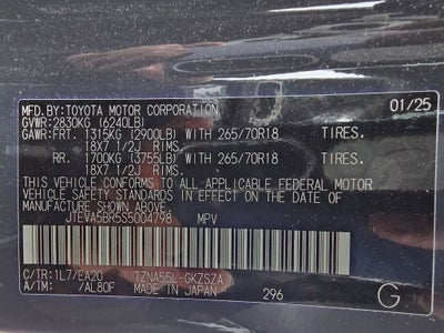 2025 Toyota 4Runner SR5