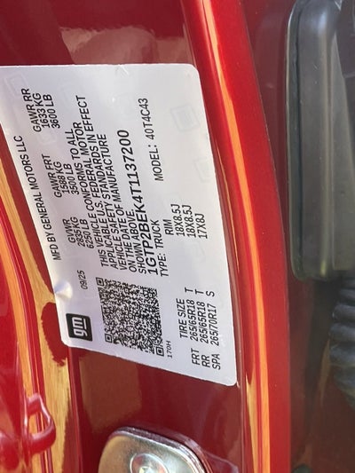 2026 GMC Canyon Elevation