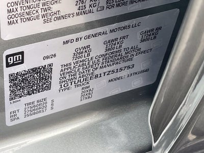 2026 GMC Sierra 1500 AT4