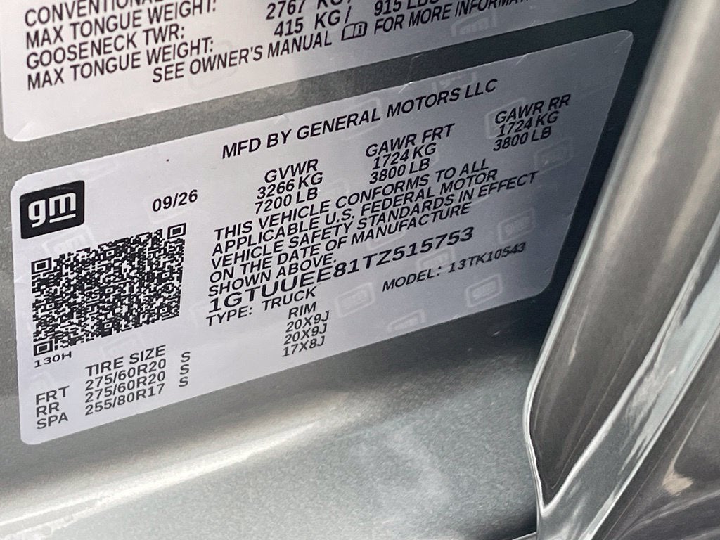 2026 GMC Sierra 1500 AT4