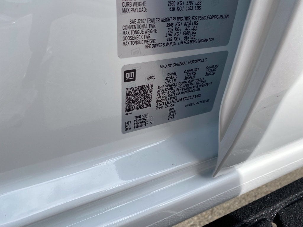 2026 GMC Sierra 1500 AT4