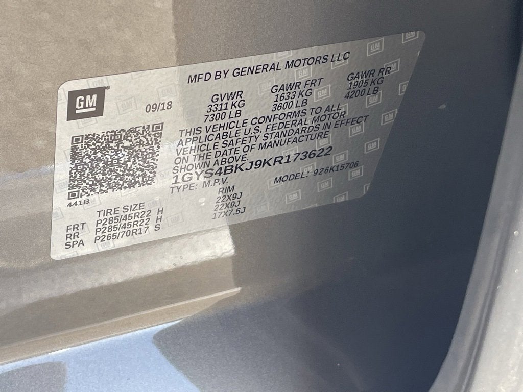 2019 Cadillac Escalade Luxury