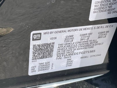 2026 GMC Sierra 1500 SLE