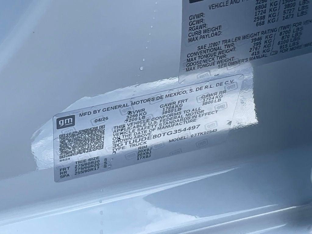 2026 GMC Sierra 1500 SLT