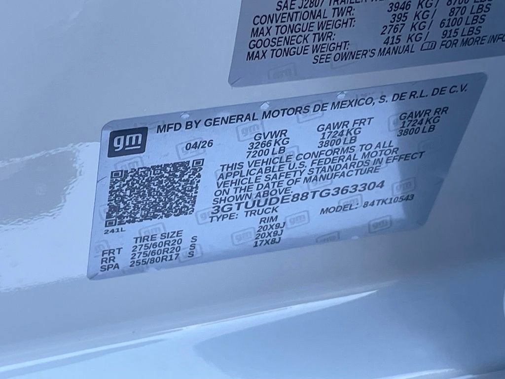 2026 GMC Sierra 1500 SLT