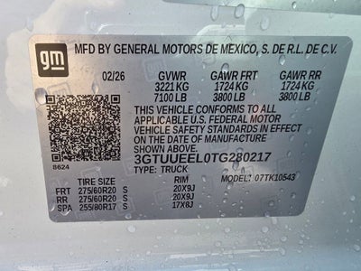 2026 GMC Sierra 1500 AT4