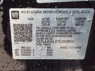 2026 GMC Sierra 1500 AT4