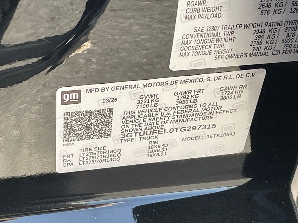 2026 GMC Sierra 1500 AT4X