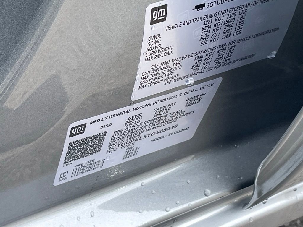 2026 GMC Sierra 1500 AT4X