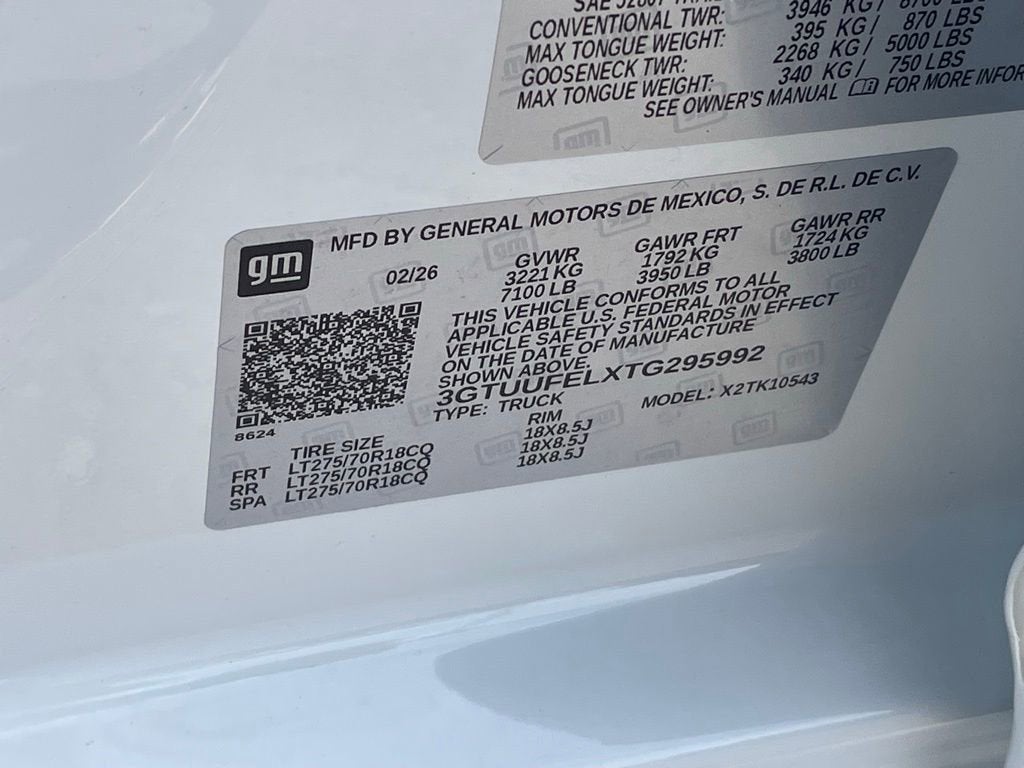 2026 GMC Sierra 1500 AT4X