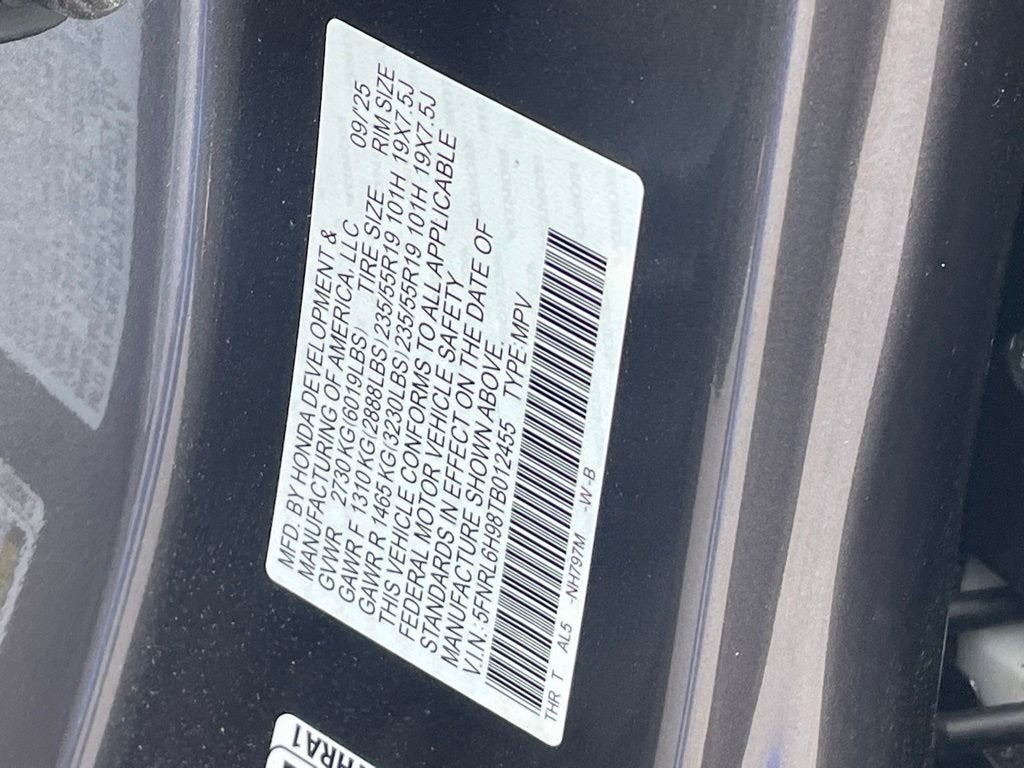 2026 Honda Odyssey Elite