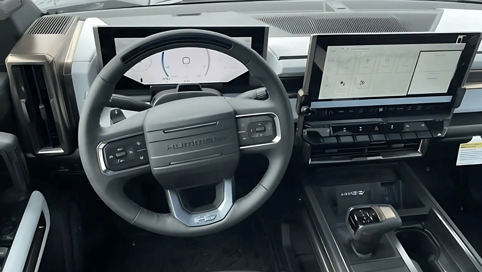 Interior View of the 2025 GMC Hummer EV Pickup