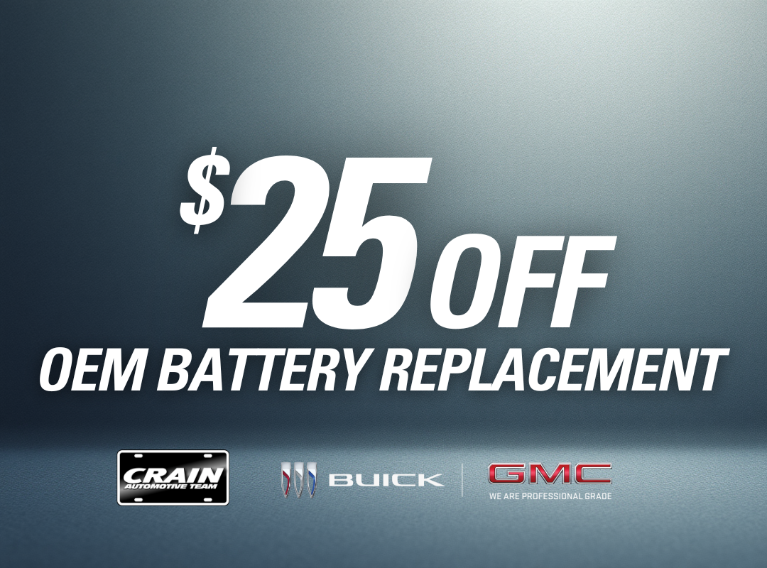 $25 Off OEM Battery Replacement