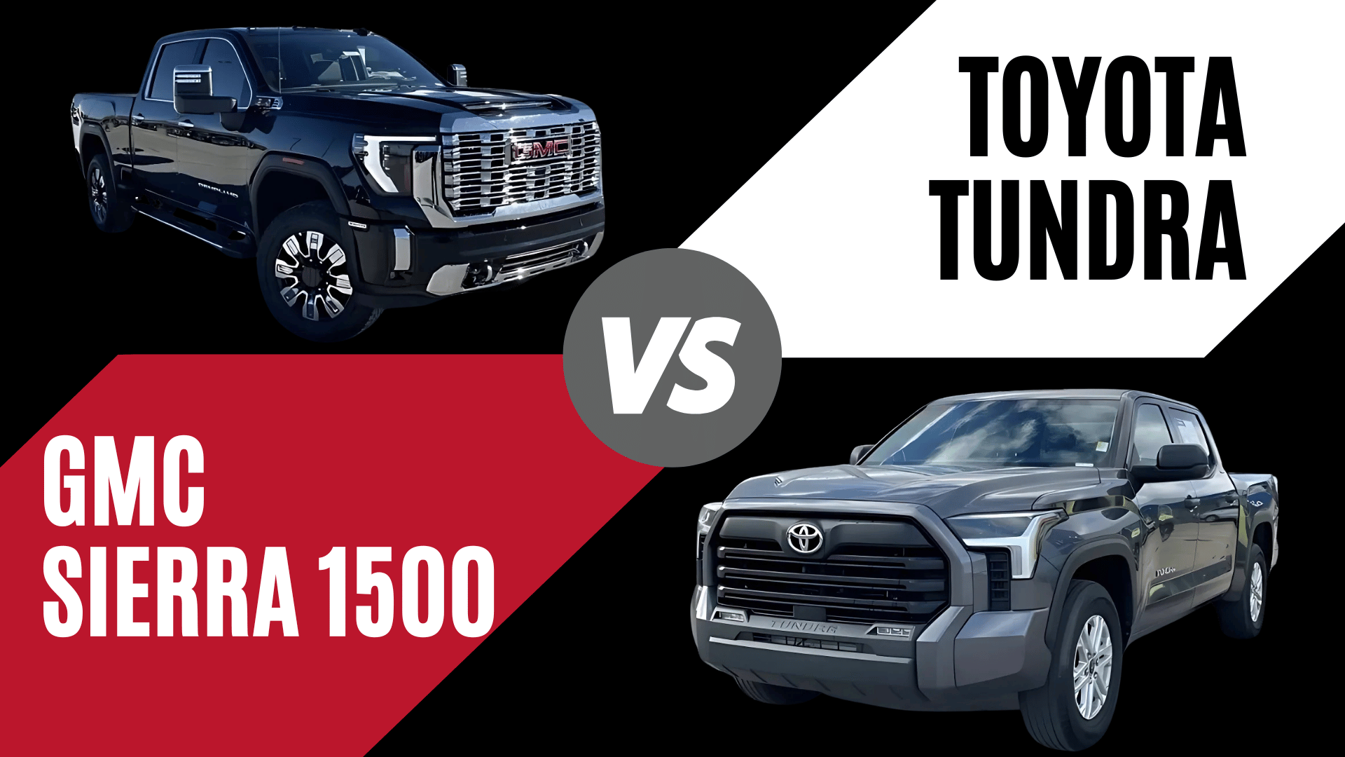 2025 GMC Sierra 1500 vs 2025 Toyota Tundra