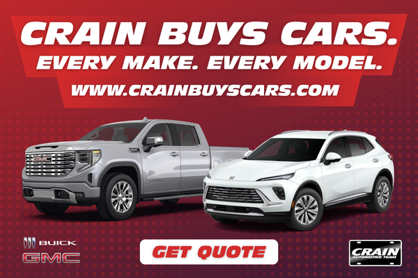 Get a quote for your vehicle with Crain Buys Cars