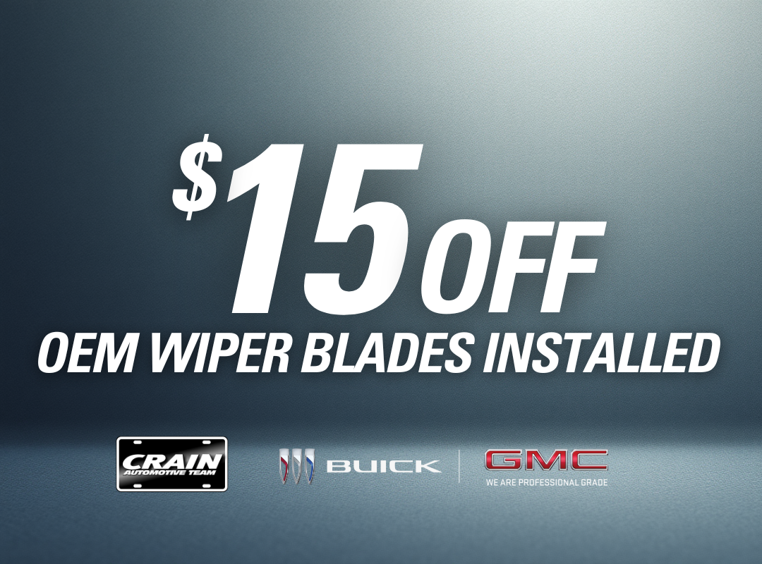 $15 Off OEM Wiper Blades Installed