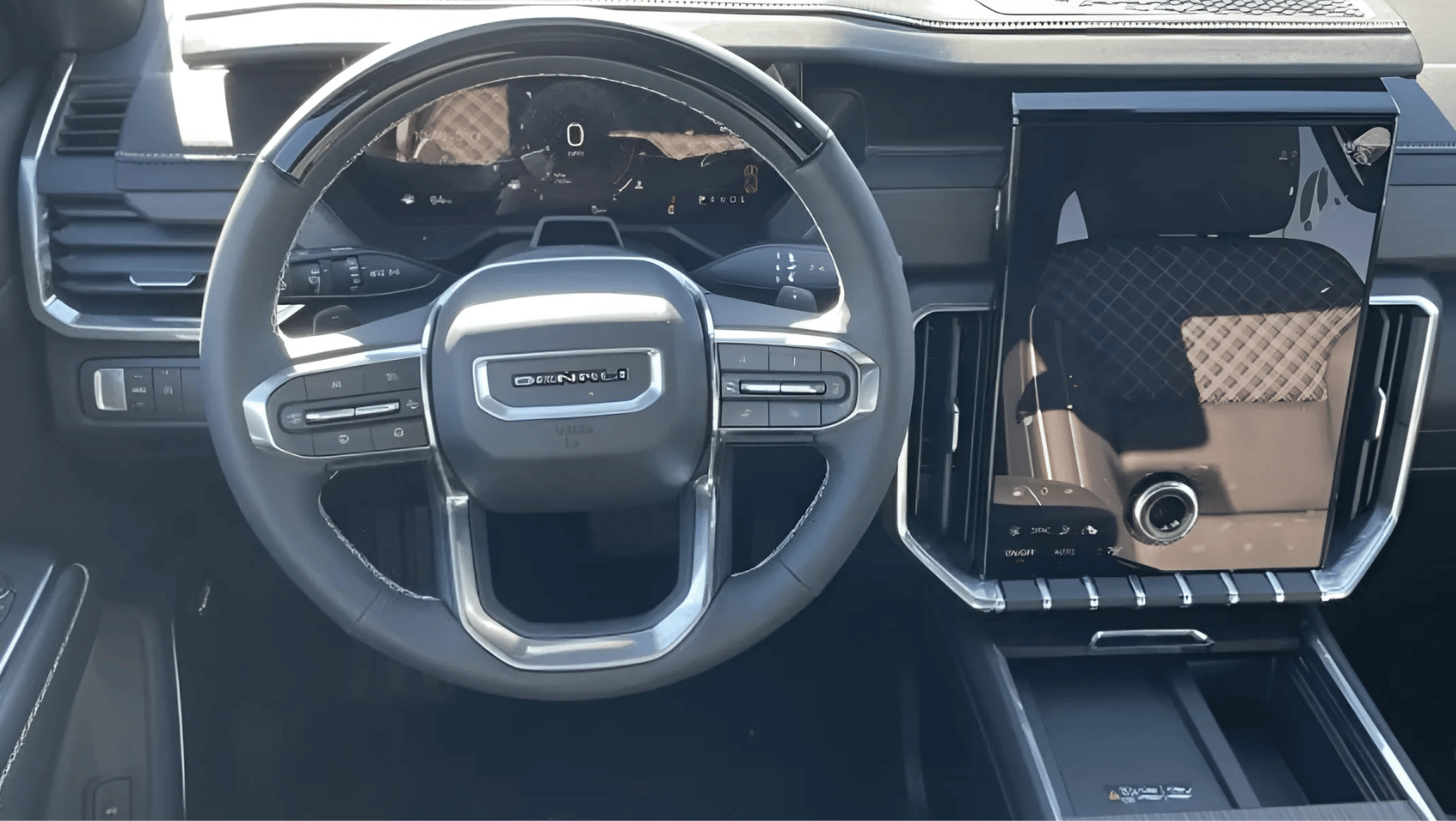 Interior View of the 2025 GMC Acadia