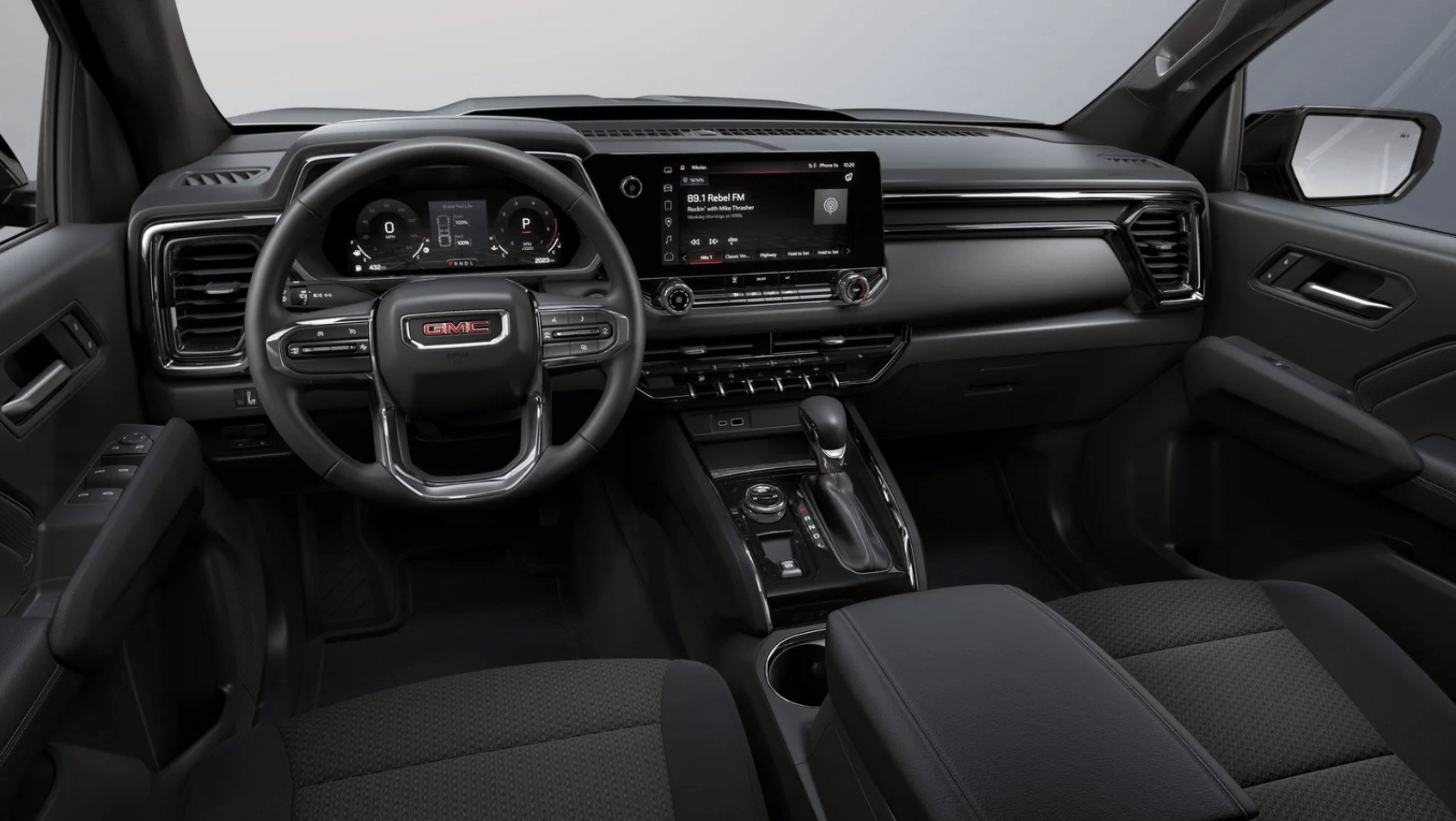 Interior View of the 2025 GMC Canyon