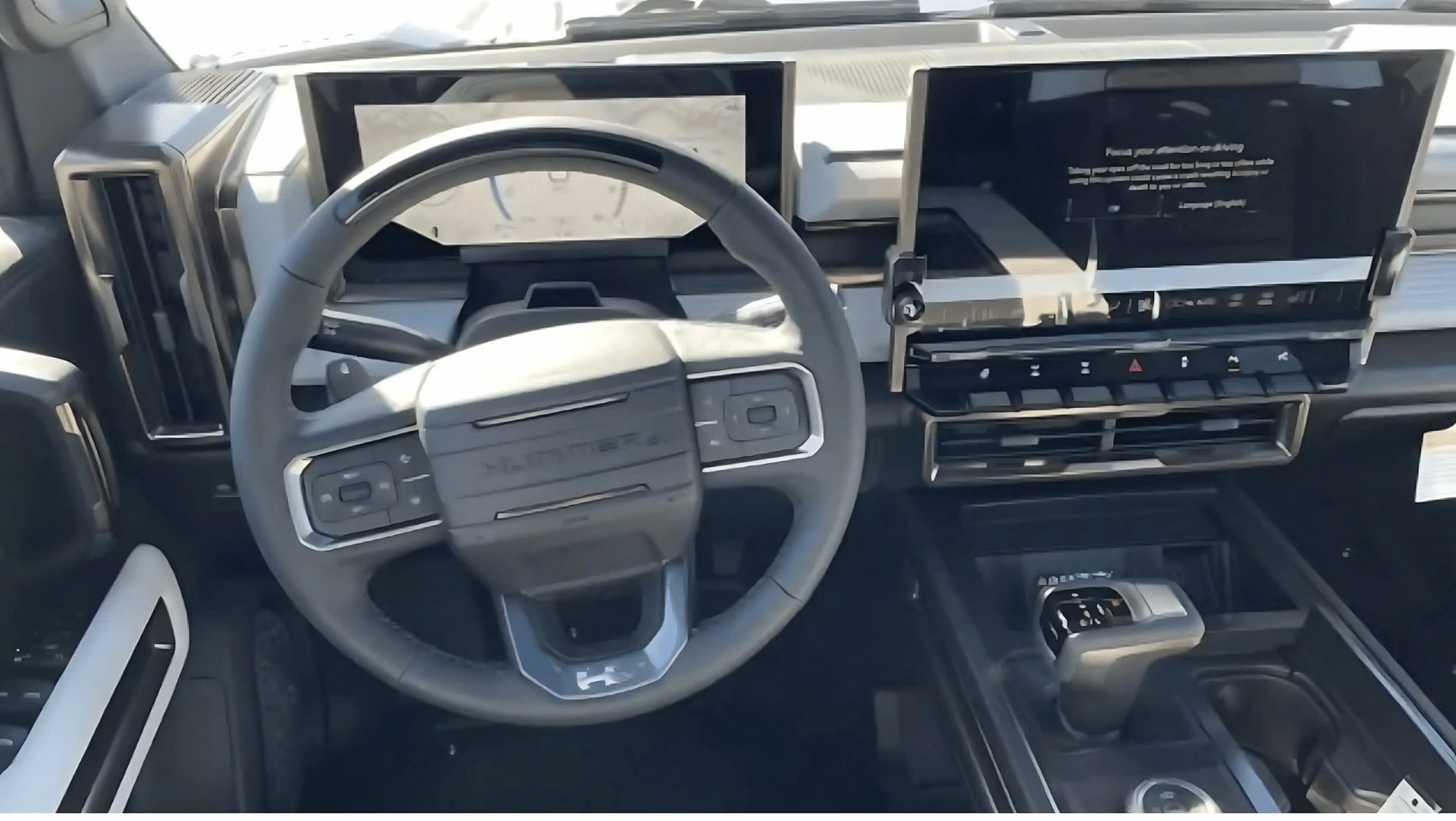 Interior View of the 2025 GMC Hummer EV SUV